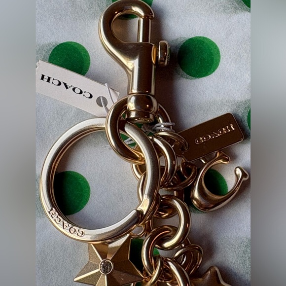 π’ππ’ COACH STAR CLUSTER BAG CHARM π KEYCHAIN π NWT π’ππ’ - Picture 9 of 16